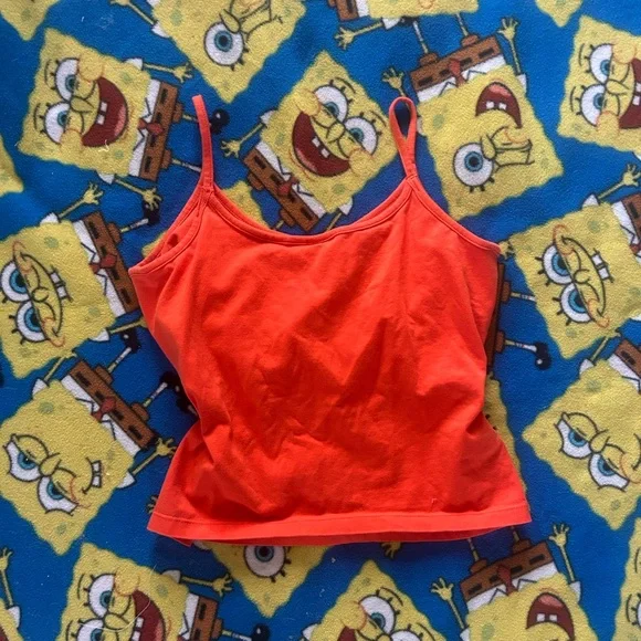 Harley-Davidson Women's Bright Orange Logo Cami - Picture 3 of 3